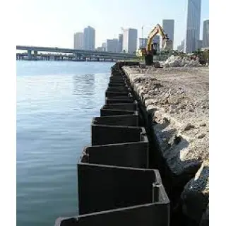 The performance of a sheet pile section depends on its geometry and the soil into which it is driven.