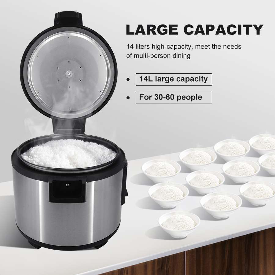 Commercial large capacity 22L Rice Cooker Kitchen Appliances