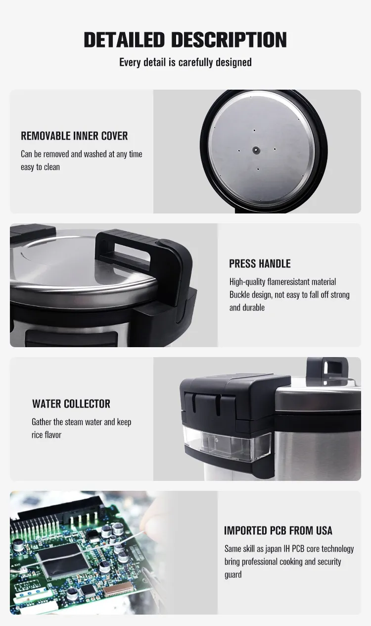 Smart IH Multifunctional Commercial Large Rice Cooker