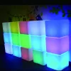 Flashing 16 colors Color Changing Led Cube / LED Cube Chairs / Led Cube