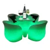 Control Light up Sofa Set Illuminated LED Chair for Party Events