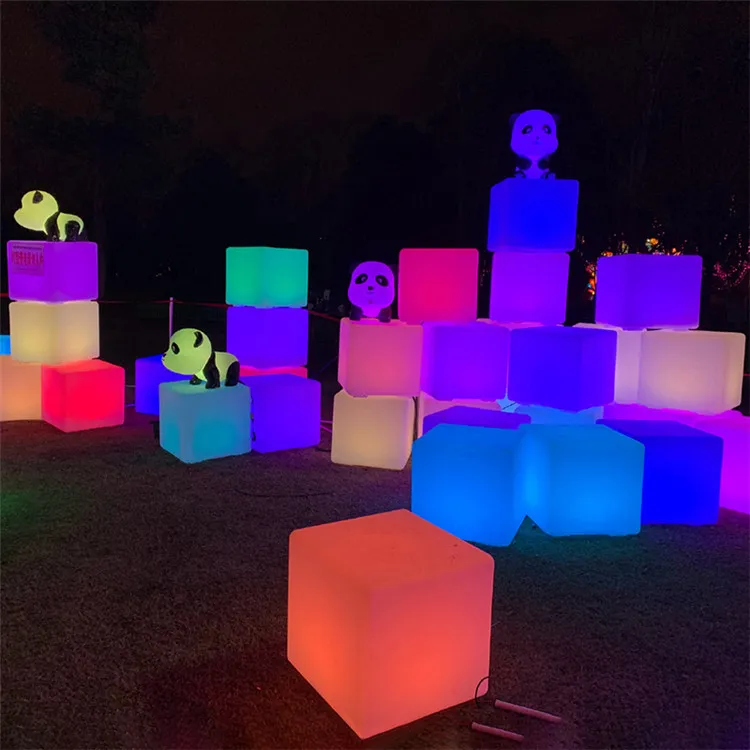 Color Changing LED Cube Chairs