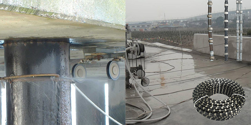 Concrete Wire Sawing Is Used To Cut Through Steel And Reinforced Concrete