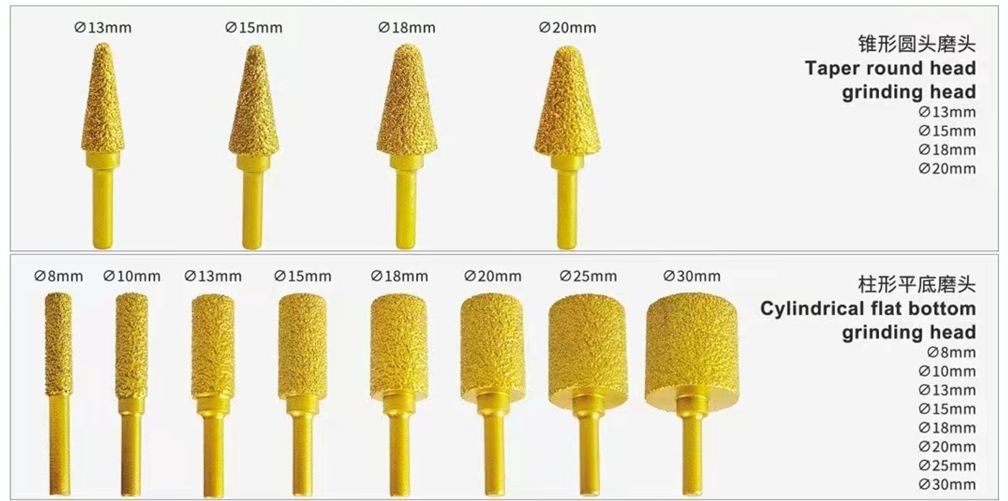 Brazing grinding drill bit