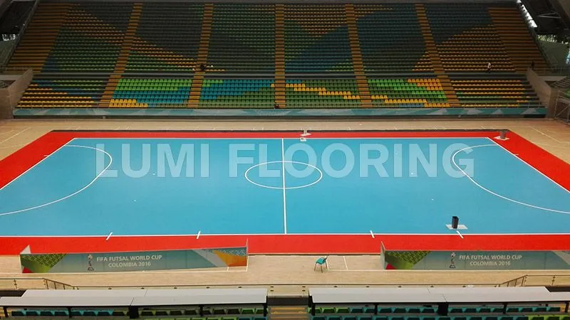 Futsal Stadium Indoor Flooring PP Interlocking Sports Courts Tiles