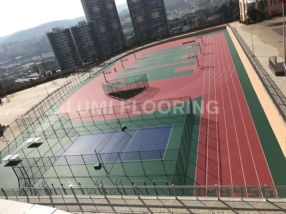 Double layers Scalable Interlocking PP Decking with Chariot Design