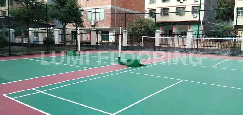 Tennis Court Flooring Suspended Modular Tiles For Outdoor Sports Venue LUMI-F3016