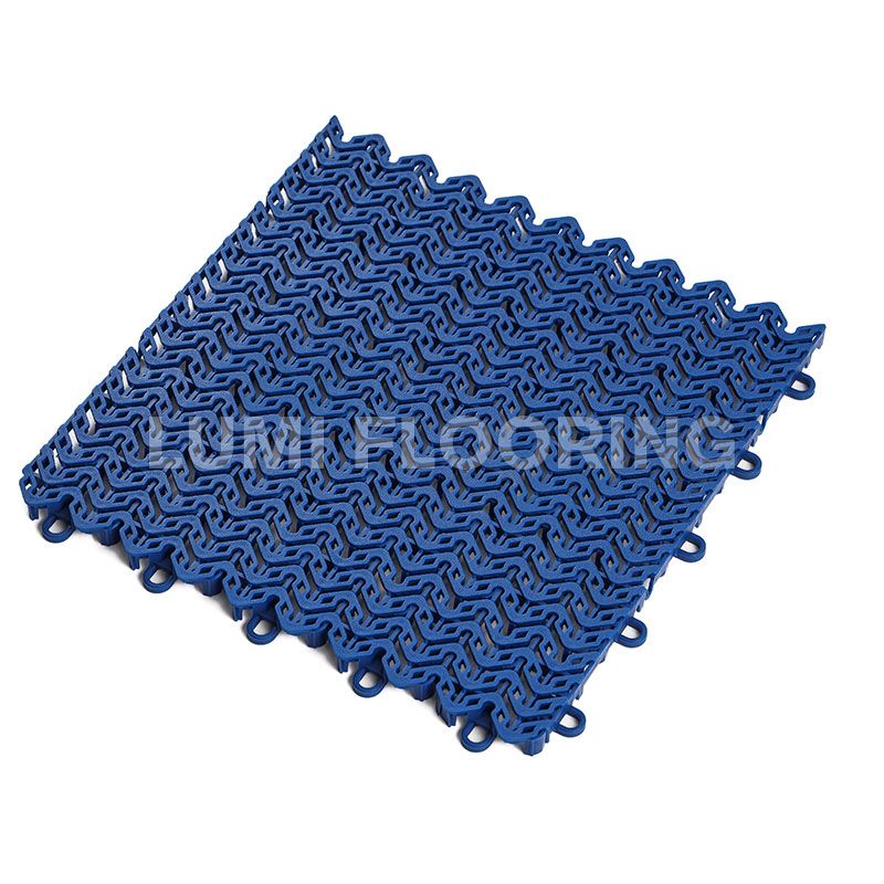 New Three Dimensional Suspended Interlocking Flooring For Outdoor Sports Venue