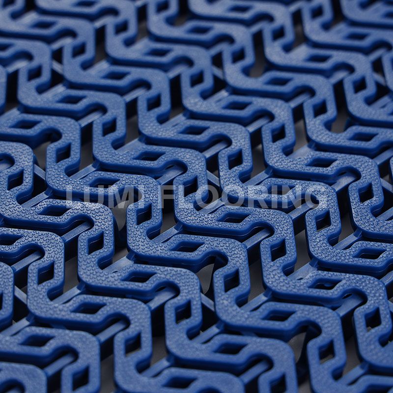 New Three Dimensional Suspended Interlocking Flooring For Outdoor Sports Venue