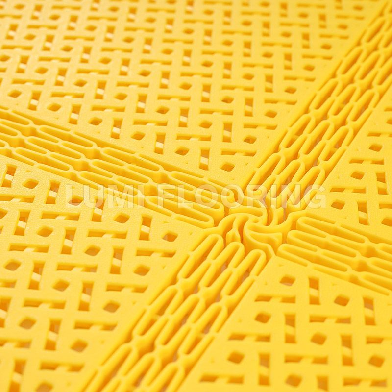 Scalable Coins PP Interlocking Plastic Tiles for Tennis Courts Flooring