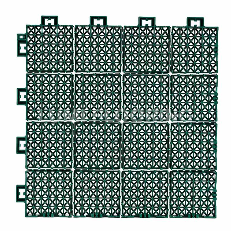 Soft Connection Interlocking Mats For Outdoor Basketball Court Flooring