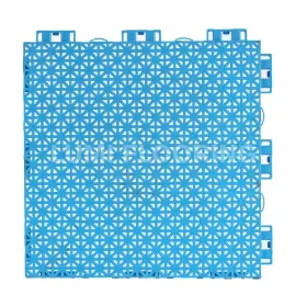 Elastic Buckle Asterisk Grid PP Suspened Interlocking Mats For Badminton Courts Flooring