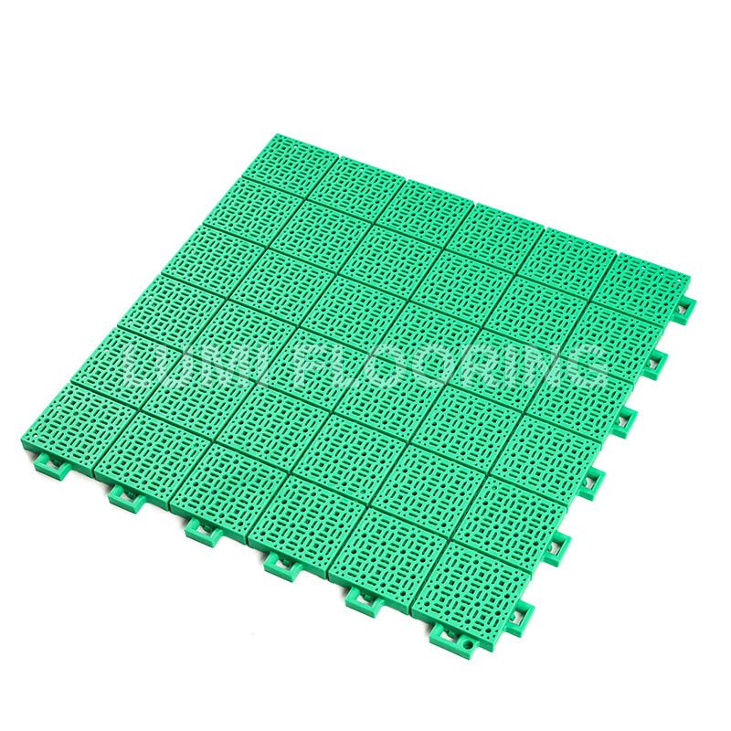 Soft Connection Interlocking Floor Tiles For Basketball Court Flooring LUMI-S5015