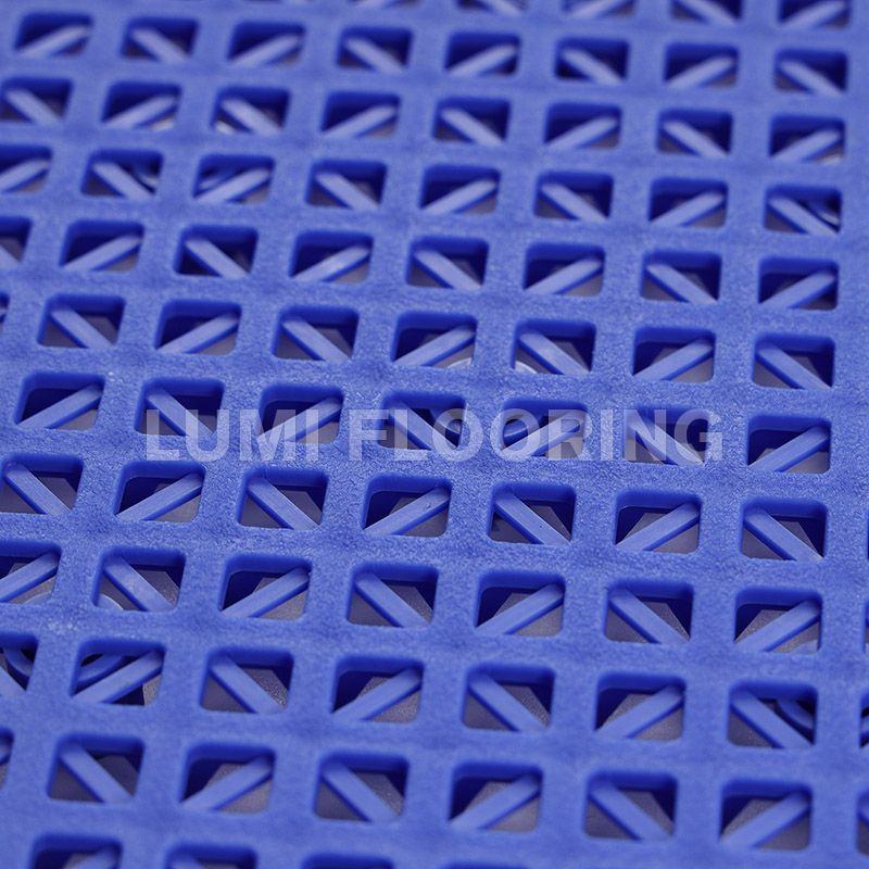 Spring Cushion Grid Outdoor Interlocking Sports Flooring for Basketball Courts