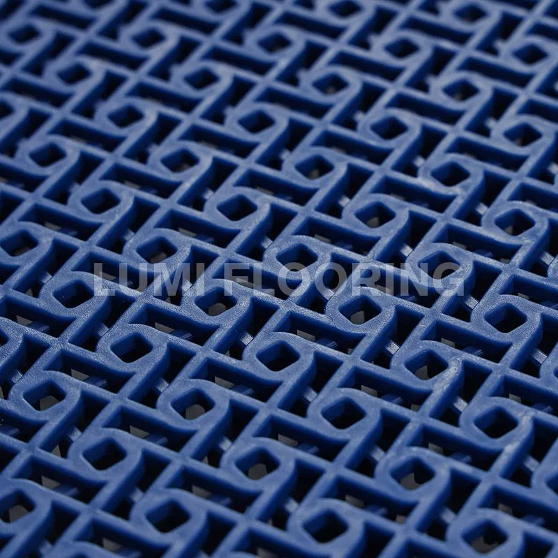 Badminton Court Flooring PP Plastic Interlocking Tiles For Sale