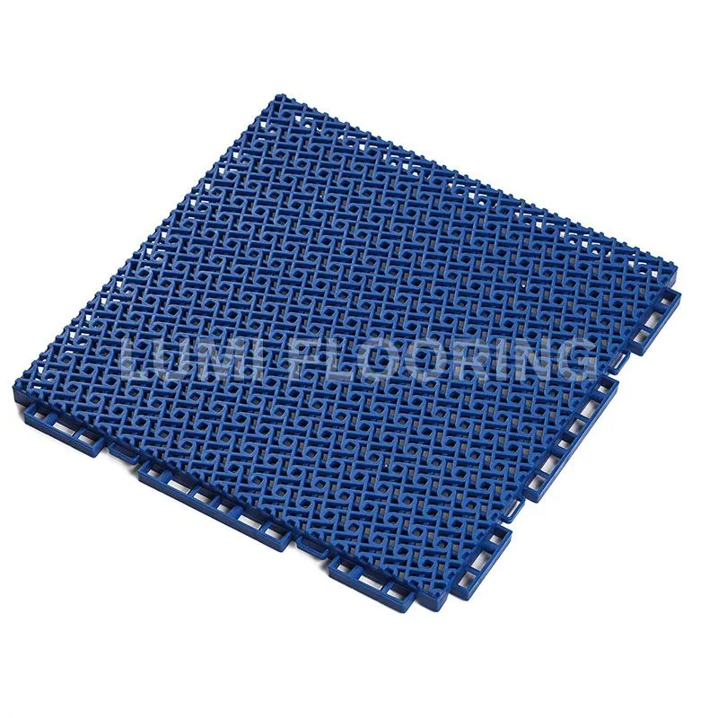 Badminton Court Flooring PP Plastic Interlocking Tiles For Sale