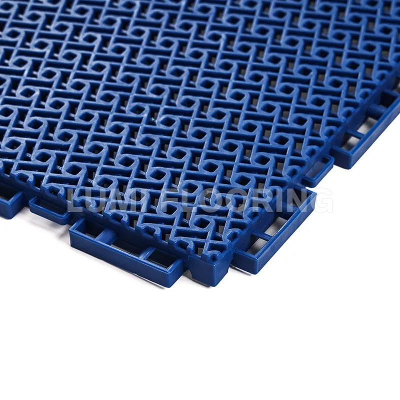 Badminton Court Flooring PP Plastic Interlocking Tiles For Sale