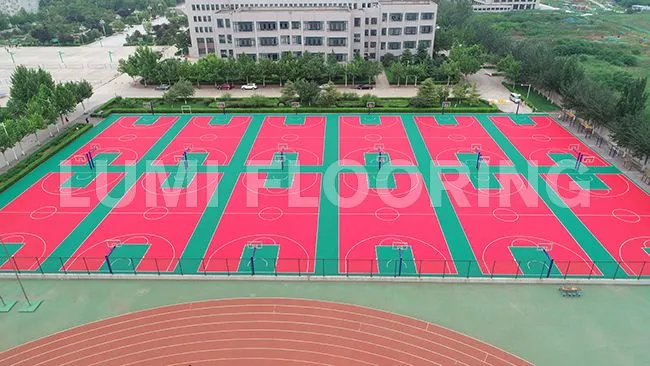 Customized Technical Solutions For LUMI Outdoor Courts Tiles