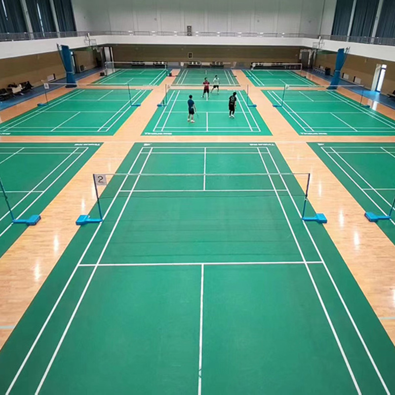 Stone/Gem surface PVC sport flooring for multi functional court