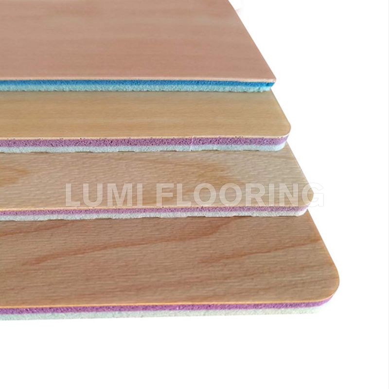 Wooden Texture Indoor Sport Flooring For Multi-Purpose Courts