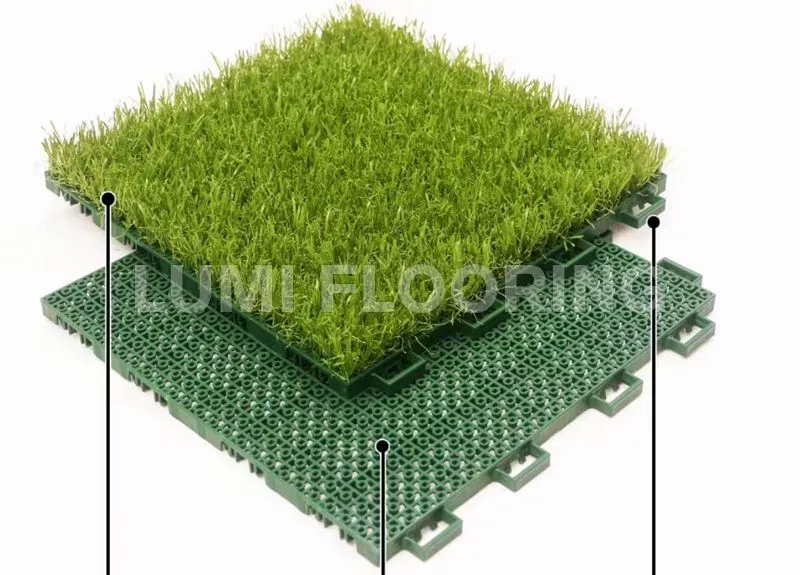 New Seedling Interlocking Grass Lawn Sport Court Tiles