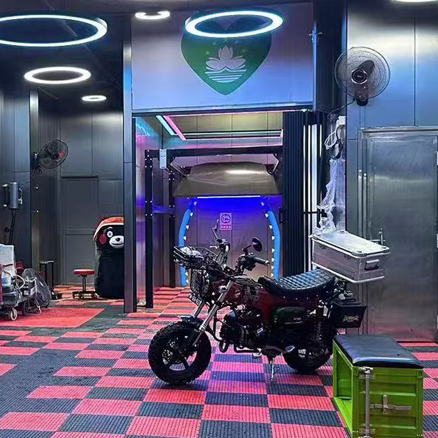 Automatic Motorcycle Washer | High-Pressure Spray & Smart Brushing