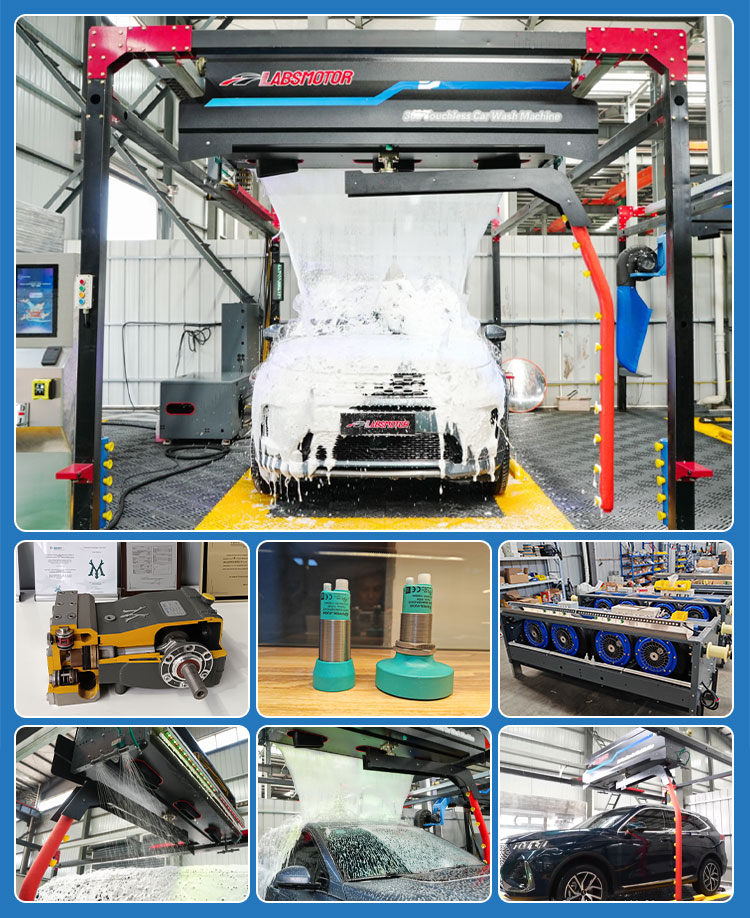 Labsmotor Touchless Car Wash Machine - Fast Clean, Chassis Jet