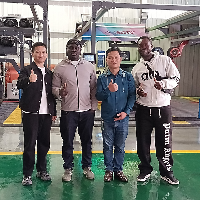 Ghanna Rash Machine Automatic Car Wash Machine Factory Inspection by Ghana Client | Labsmotor