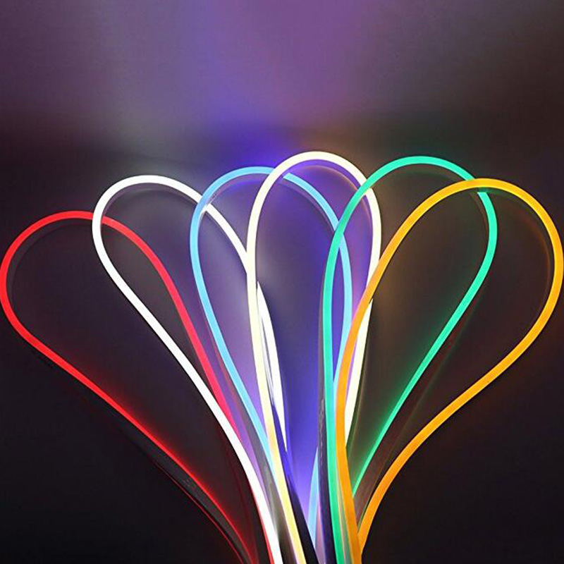 Plafón de neón multicolor RGB con mando a distancia