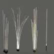Velit Pond River Tondere Light Reeds Landscape Lamp fibra ramus opticus lucis DC12v RGB 3000k 6000K