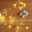 用于卧室圣诞派对的 LED 灯串迷你电池供电铜线星空童话灯