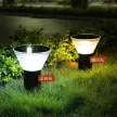 Winzige Säulen-Rasenpfosten-Panel-Leuchten Skulptur im Freien wasserdichte LED-Landschaftsbeleuchtung Garten-Solarleuchten
