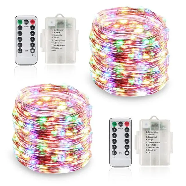 Battery Operated 8 Mode Copper Wire lights