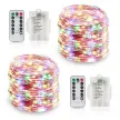 5M Waterproof Remote Control Fairy Lights Battery Operated 8 Mode Timer String Copper Wire LED lighting