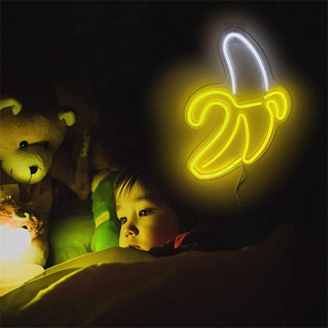 Bananen-Neonlicht