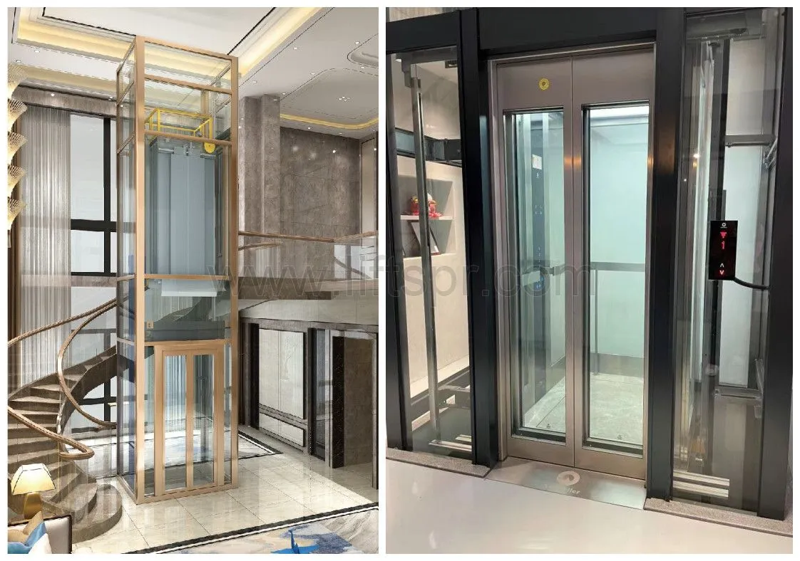 Traction Home Elevator suitable for home or Villa,dedicated micro