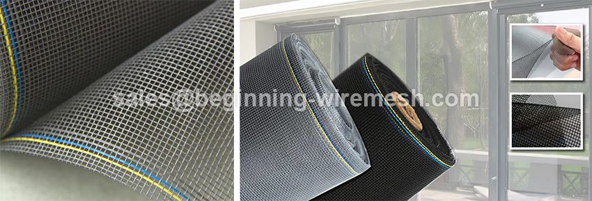 Black & Grey Fiberglass Window Screens