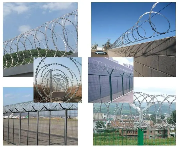 Razor Wire Fencing Used For High Security Fence