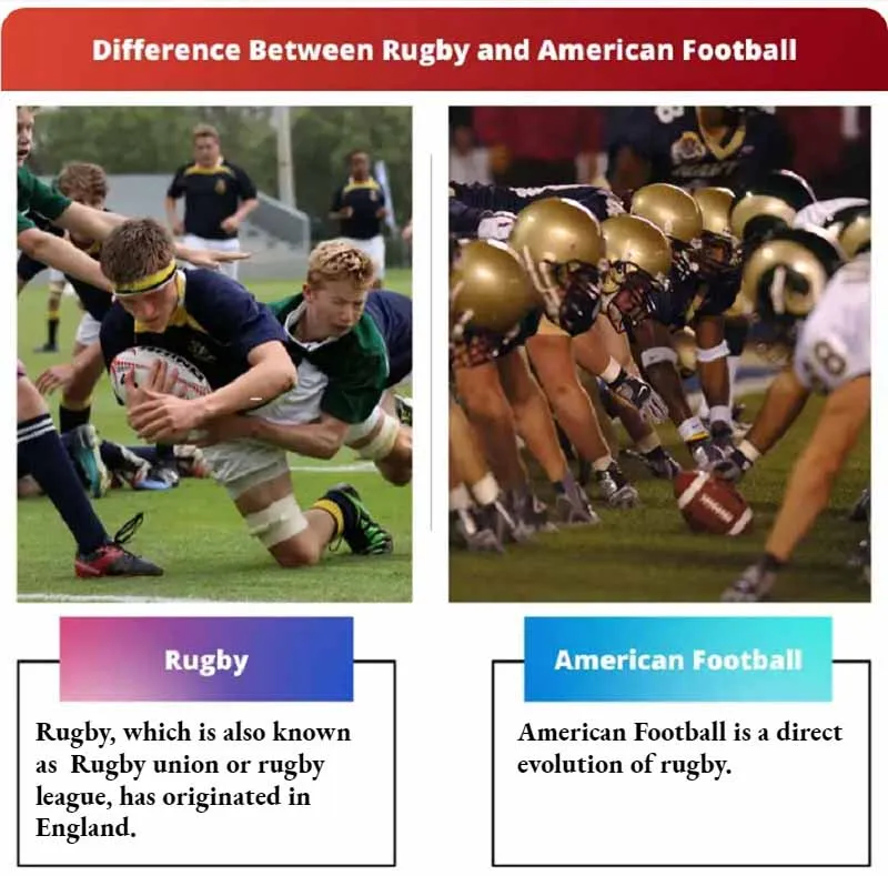 Futebol Americano Futebol Americano vs Rugby