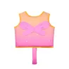 Pink-Neoprene Swim Vest For Kids