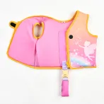 Pink-Neoprene Swim Vest For Kids