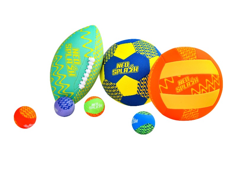 Beach Sports and Games with Neoprene Toys