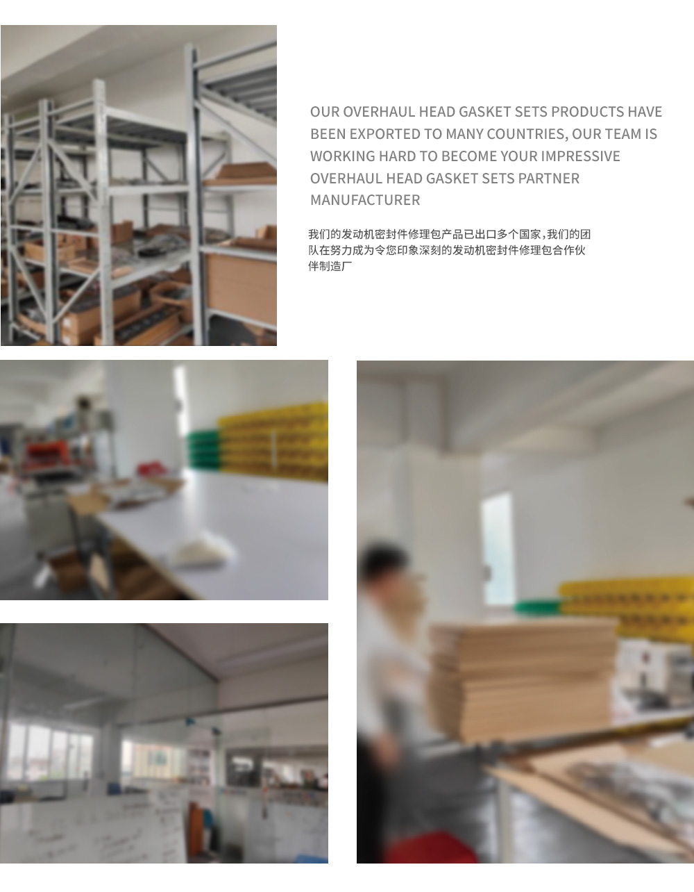 4D56 Full Gasket Kits For Mitsubishi 1000A407