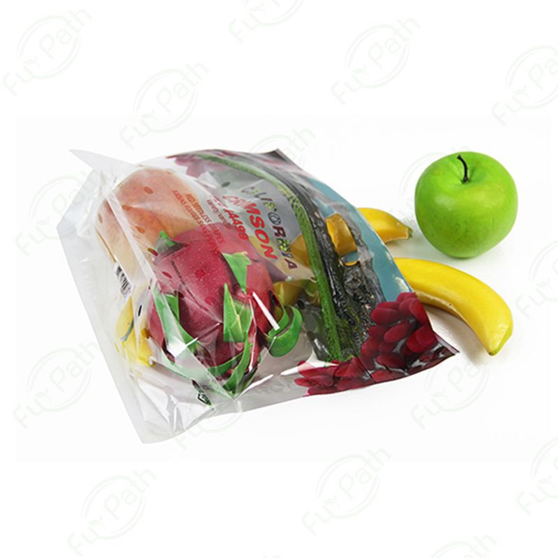 Saco de embalagem de plástico reutilizável de vegetais e frutas por atacado