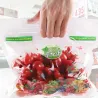 Bolsa de embalaje de plástico reutilizable para verduras y frutas al por mayor