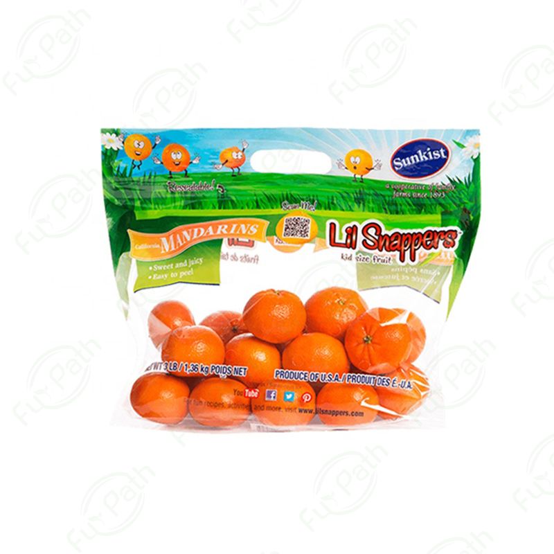 Wholesale Reusable vegetable & Fruit plastic packaging bag
