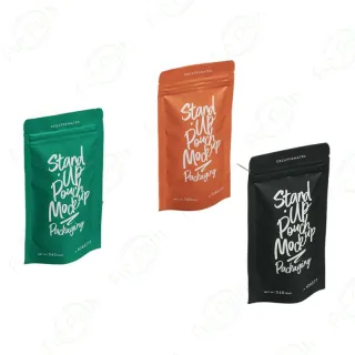 Plastic stand up bags with zipper