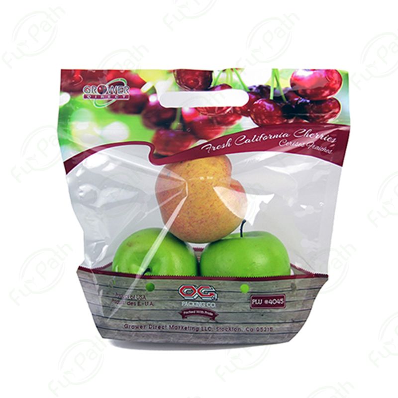 도매 재사용 가능한 야채 및 과일 플라스틱 포장 백