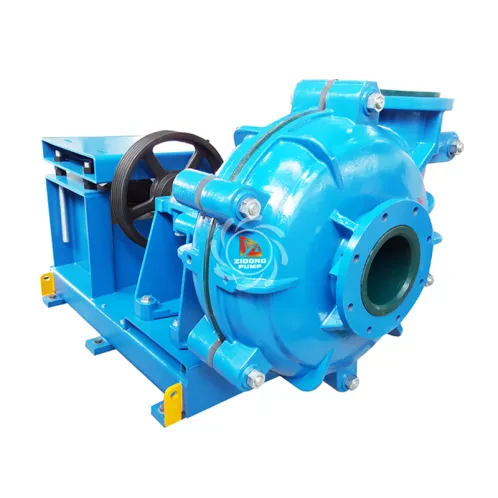 8x6E pulp and paper industry anti-corrosive rubber slurry pump