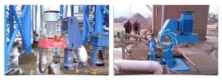 ZPR Vertical Rubber Slurry Pumps with extension pipe